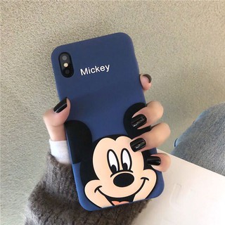 Ốp lưng silicone hình chuột Mickey cho iPhone7/8 plus / 6 s XR xs