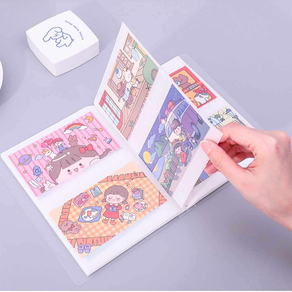 Cuốn album cỡ lớn màu sắc trong suốt mờ đục sử dụng lâu bền chống mài mòn dễ mang theo để lưu trữ hình ảnh