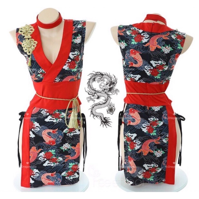 Cosplay GEISHA Nhật Bản với Set trang phục cổ đại hoạ tiết