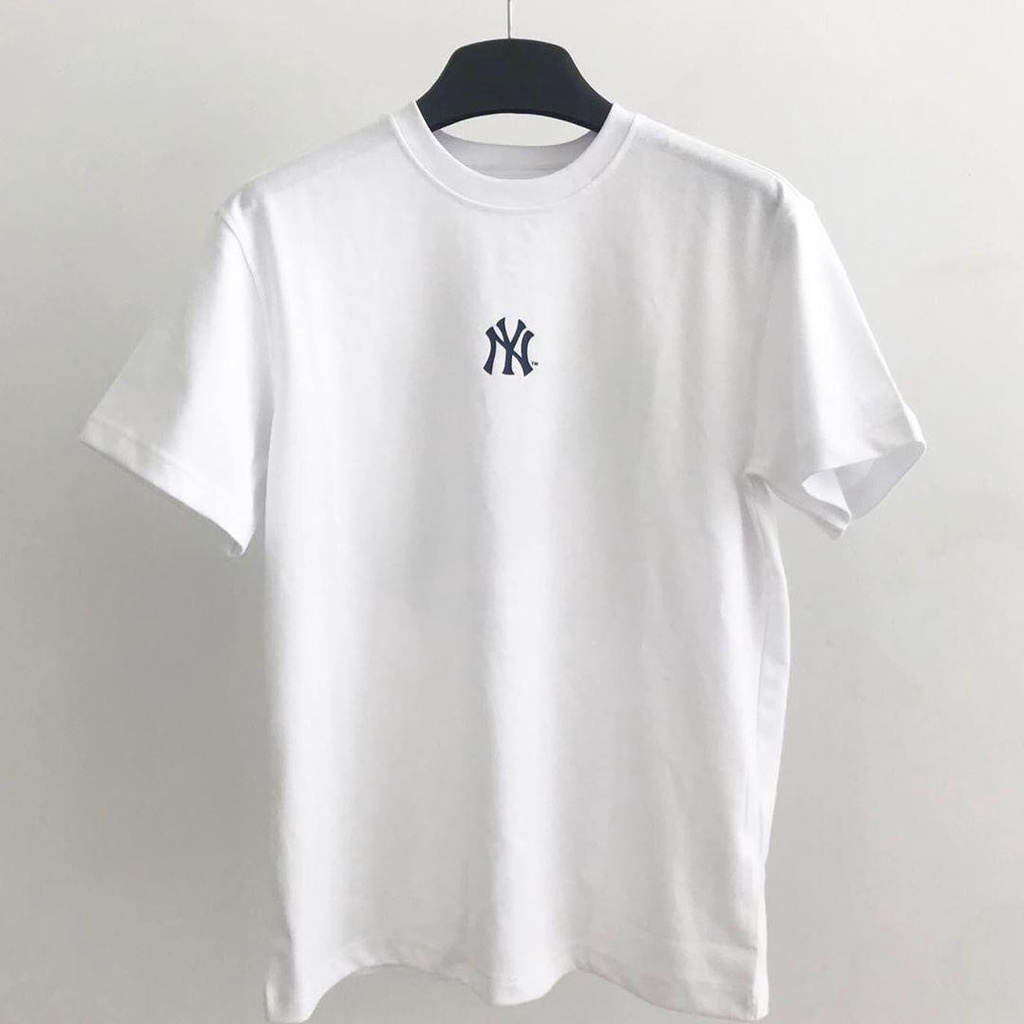 Áo thun NY trắng, đen, áo thun form rộng tay lỡ kiểu dáng oversize cho cả nam và nữ