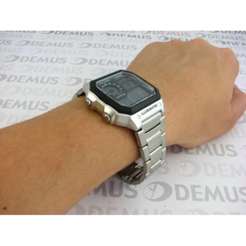 Đồng hồ nam dây kim loại Casio chính hãng Anh Khuê AE-1200WHD-1AVDF (Tặng 02 miếng dán màn hình) | BigBuy360 - bigbuy360.vn
