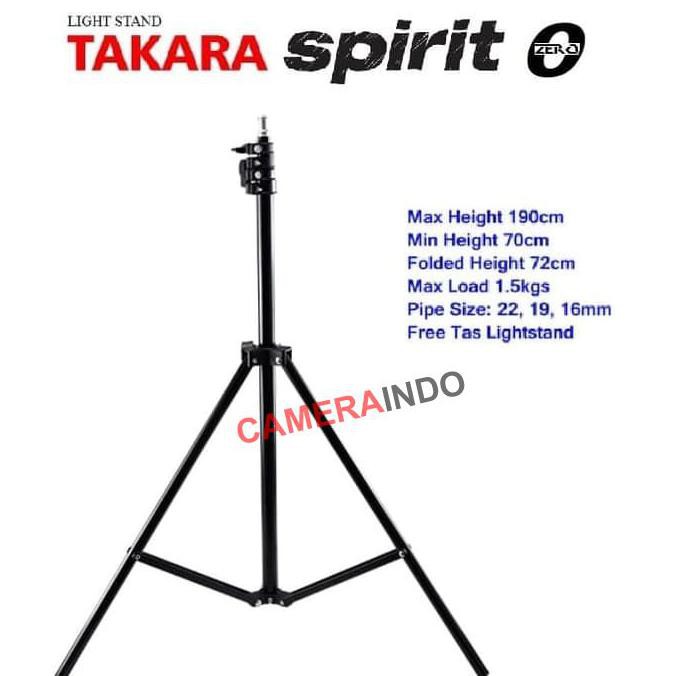 Giá Đỡ Đèn Trợ Sáng Takara Spirit 0 190cm Cho Studio