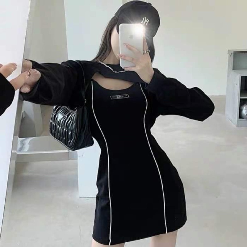 Sét váy mí mặc 2 kiểu KA6