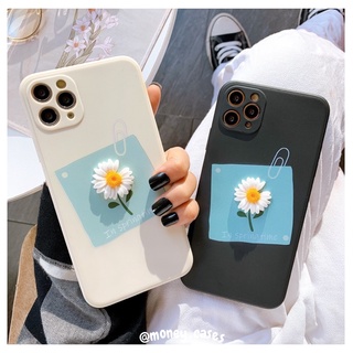 Ốp Lưng Silicon Bảo Vệ Camera Hoa Cúc-money.cases