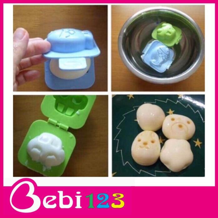 Bộ 6 Khuôn làm, tạo hình cơm, trứng xinh xắn cho bé