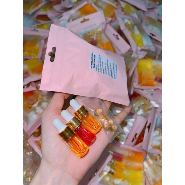 Set vitamin kích trắng khử thâm body