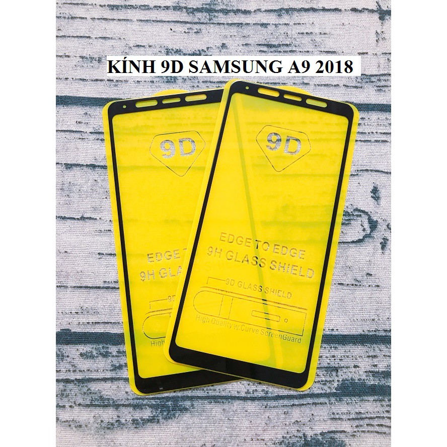 [Freeship toàn quốc từ 50k] CƯỜNG LỰC 9D SAMSUNG GALAXY A9 2018 KÍNH FULL MÀN 9D CAO CẤP