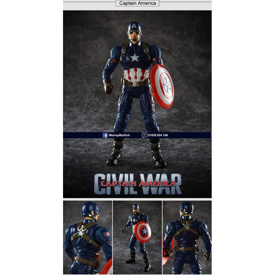 Mô hình đồ chơi nhân vật Iron man, Cap Captain, Thor, Strange, Black Widow  hãng ZD toy - Avengers