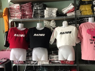 Áo Crop Tóp RANGE( kèm ảnh chụp)