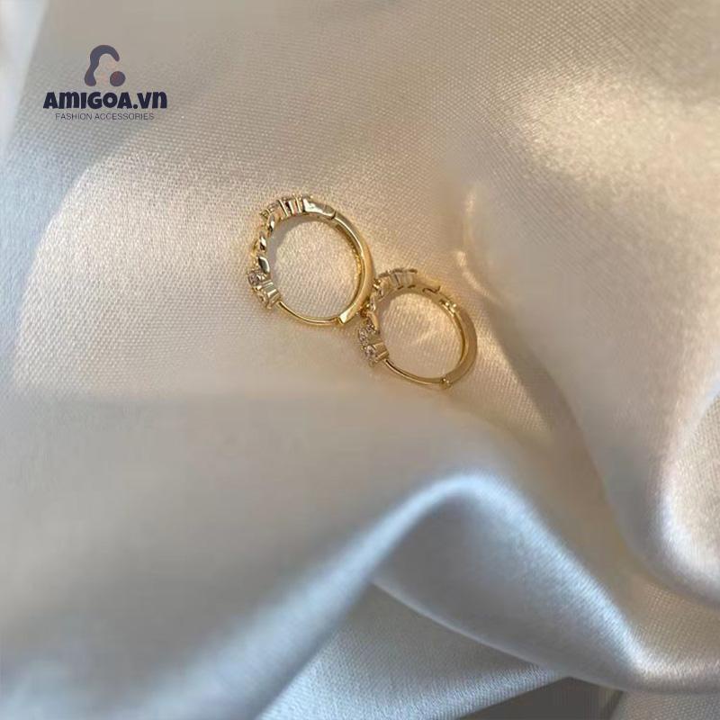 ✨✨Khuyên Tai Nữ Dáng Dài Đính Đá Lấp Lánh Sang Trọng