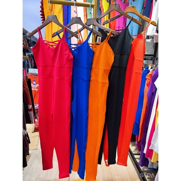 Jumpsuit dây chéo tập yoga gym đi chơi