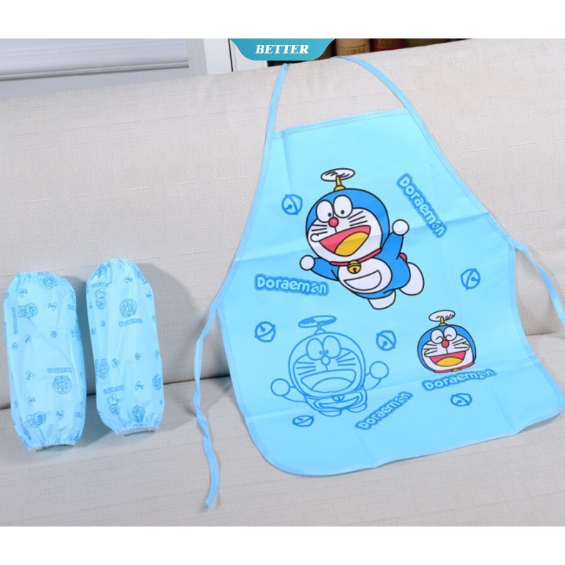 Tạp Dề Nấu Ăn Chống Nước In Hình Hello Kitty Cho Nữ