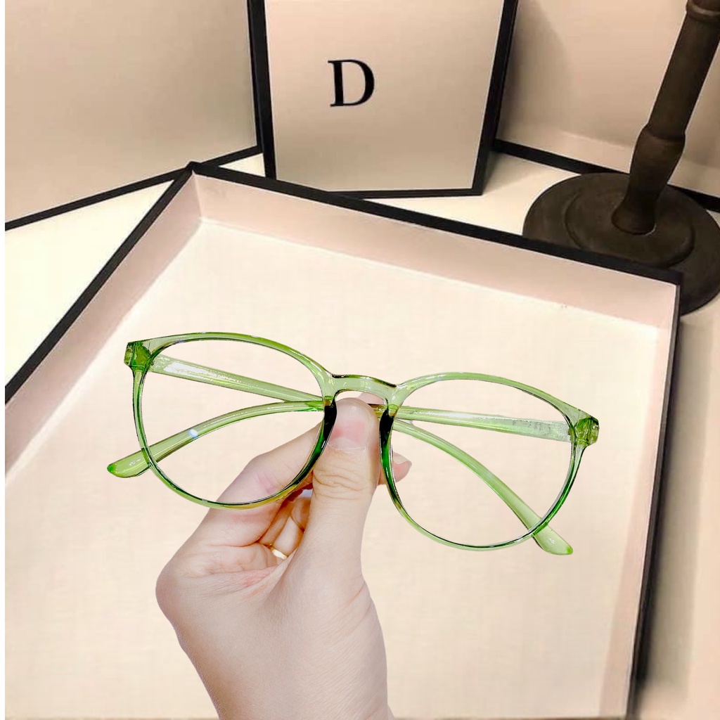 Gọng Mắt kính mèo gọng tròn BS xinh xắn thời trang unisex nam nữ teen