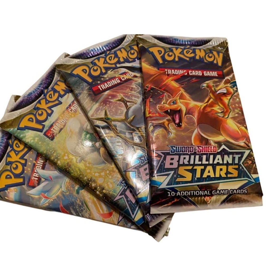 Bài Pokemon TCG Sword and Shield Brilliant Stars Booster Pack Build Deck phiên bản tiếng Anh CHÍNH HÃNG MỸ POKTCGUSBP36