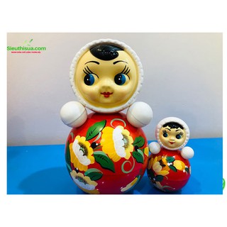 Lật đật Nga số 3 mẫu hoa dành cho bé
