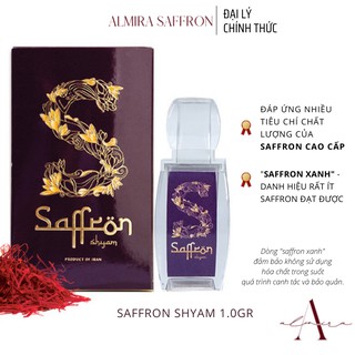 Saffron Shyam 1.0GR | Nhuỵ hoa nghệ tây cao cấp chính hãng | Almira Saffron