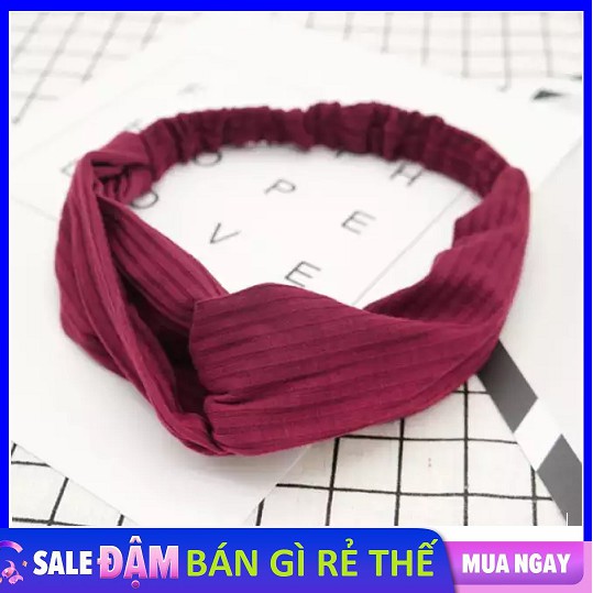 [SỈ 1 GIÁ] BĂNG ĐÔ TAI VẢI NHUNG ĐỎ ĐÔ MỀM - TURBAN