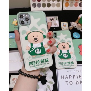 Ốp lưng iphone - Ốp iphone gấu stabuck 3d nổi cực cool