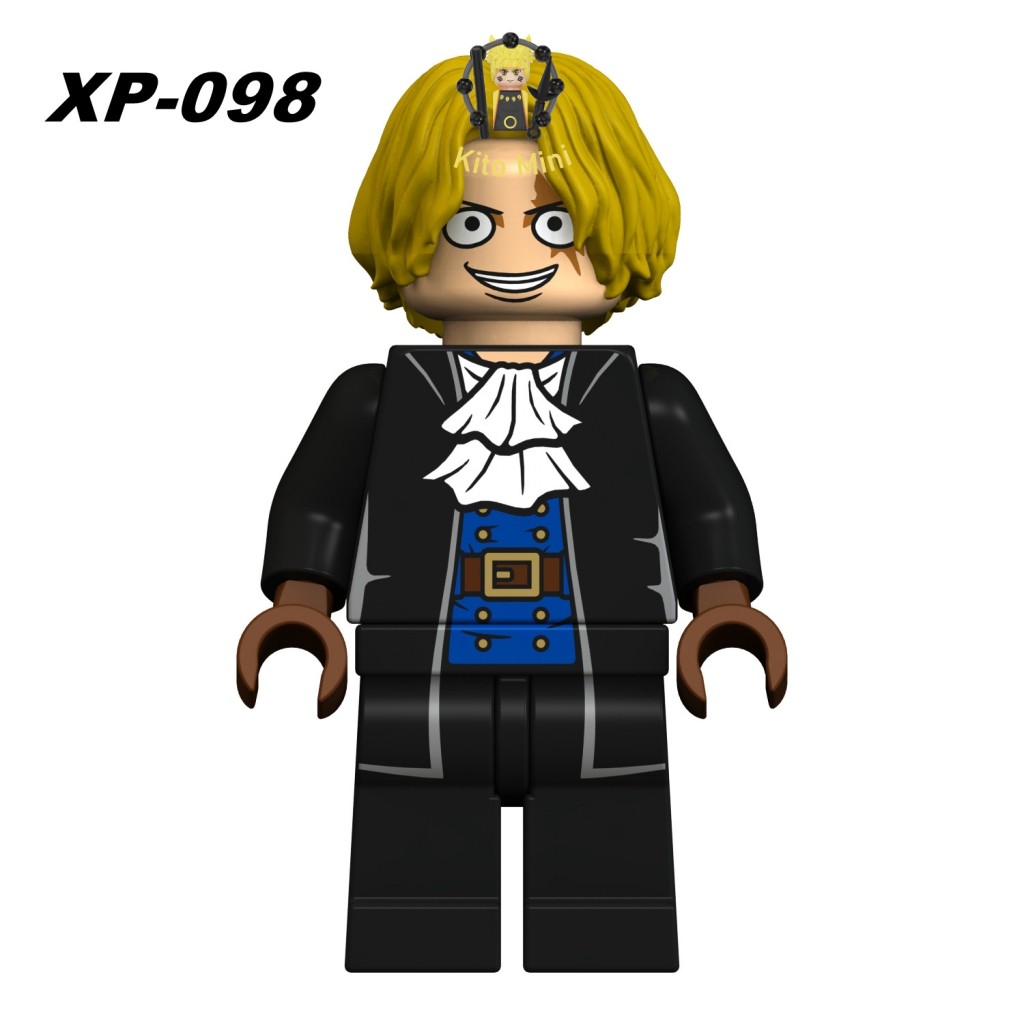 Mô Hình Minifigures Lắp Ráp Nhân Vật Hoạt Hình Truyện Tranh One Piece Sanji Chopper KT1013