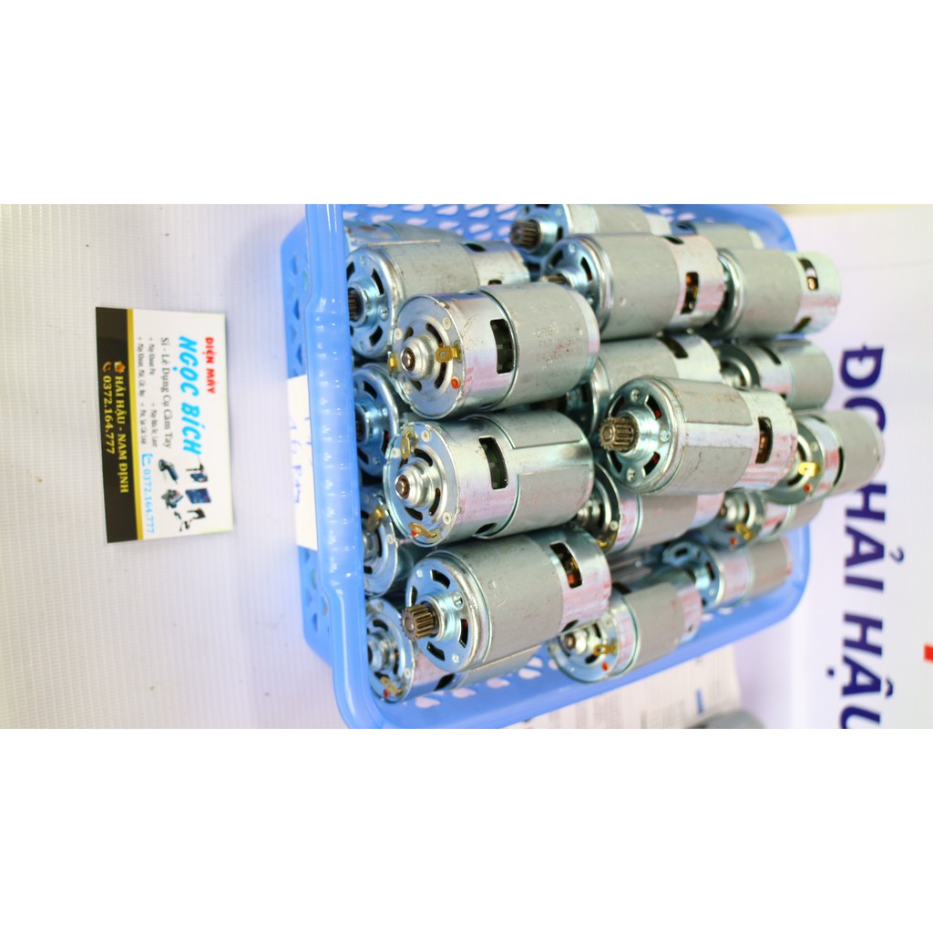 Motor DC 775 18V 16 Răng Trục Tròn Công Suất Cao