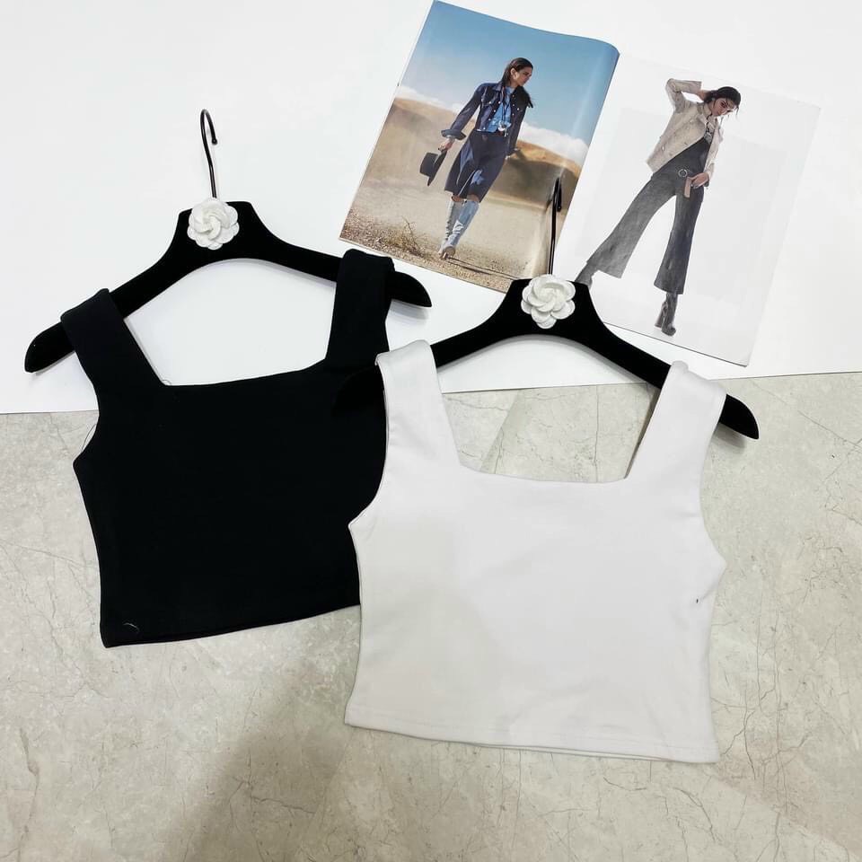 Áo sát nách 2 lớp chất cotton