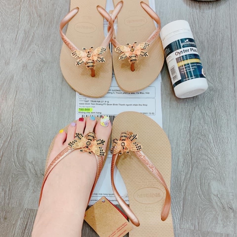 Dép havaianas kèm charmw