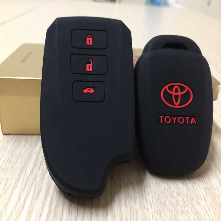 Bao da chìa khóa ô tô Silicon xe Vios 2019
