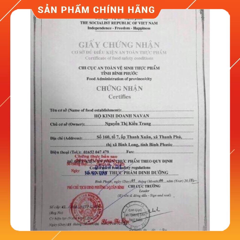 Ngũ cốc navan đủ loại hạt 800gr