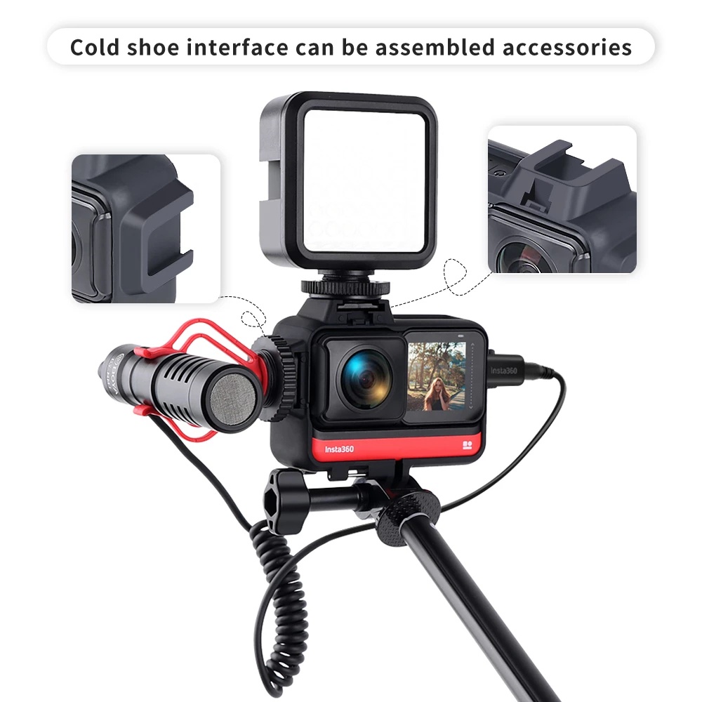 Khung Bảo Vệ Ống Kính Máy Ảnh 360 Độ Cho Insta360 One RS Dual-lens 360 Mod