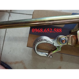 Pa lăng cáp lắc tay, kích căng cáp, lắc tay cáp 2 tấn, cáp dài 2 mét