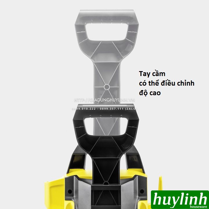 Máy xịt rửa xe áp lực cao Karcher K2 Power Control - Made Đức - Tặng 1 lít hoá chất Karcher