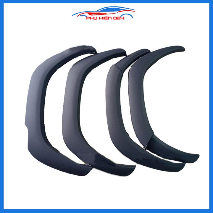Bộ ốp cua lốp xe ô tô Hilux 2019-2020-2021-2022 bản nhỏ trang trí bảo vệ lốp xe