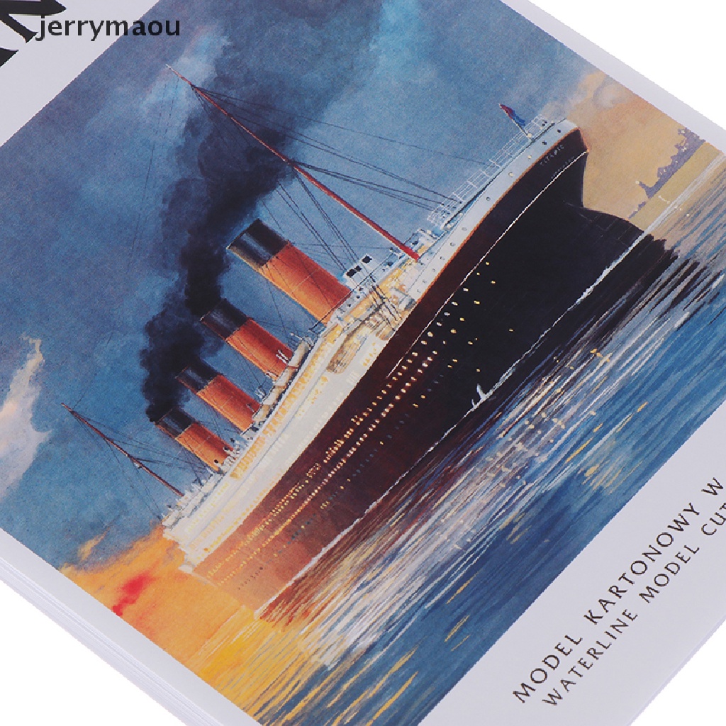 Bộ Mô Hình Tàu Titanic 3D Bằng Giấy Tỉ Lệ 1: 400 DIY
