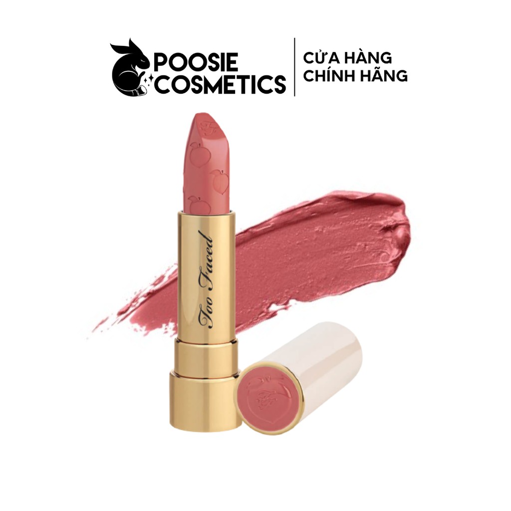Son Too Faced Peach Kiss Moisture Matte Long Wear Lipstick Bridezilla Hồng  Đào