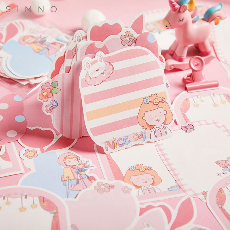 Ông. Set 50 Giấy Ghi Chú Hình Người Ngoài Hành Tinh Dễ Thương Sáng Tạo