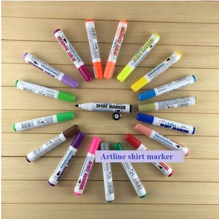 Bút vẽ lên áo không phai Artline shirtmarker EKT-2 (hộp 4 cây)