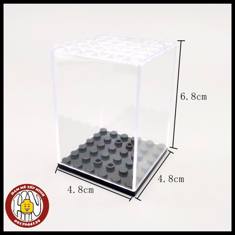 Đồ Chơi Xếp Hình - Kính Mica Bảo Quản - Trưng Bày Minifigures - Loại Dày - Hàng Cao Cấp - Ảnh Shop !