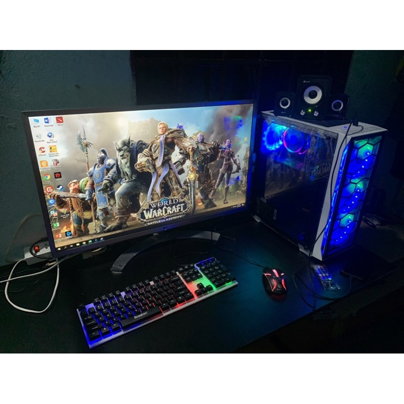 bộ máy tính chiến game kèm màn hình 32 inch | BigBuy360 - bigbuy360.vn