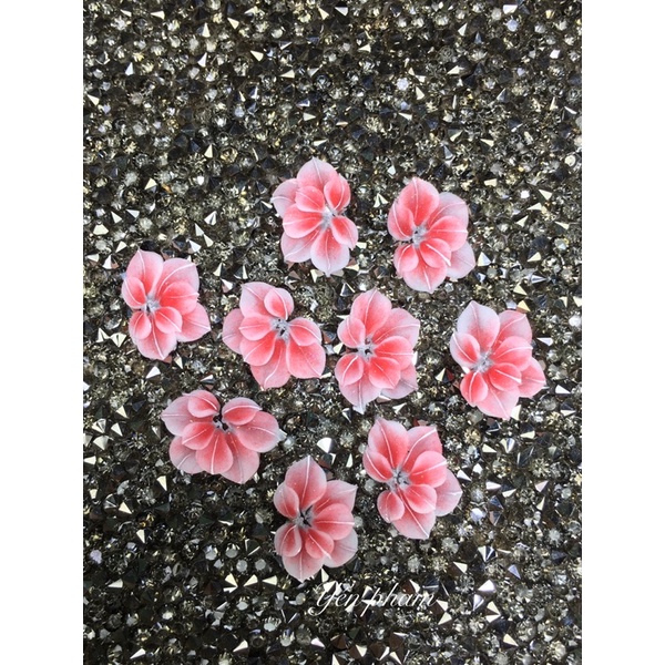 Hoa bột nail - Hoa nữa gắn móng chân
