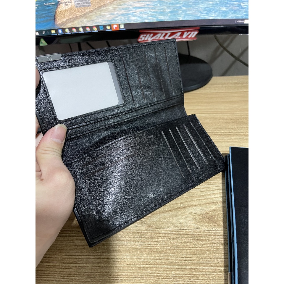 Ví dài cầm tay nam nữ Bấm góc K501 Shalla