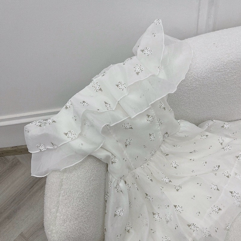 ĐẦM HOA BÈO NGỰC DÁNG XOÈ