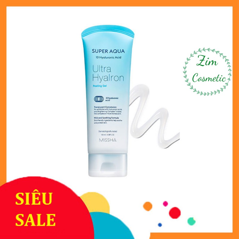 Tẩy da chết Missha Super Aqua Peeling Gel Ultra Hyalron