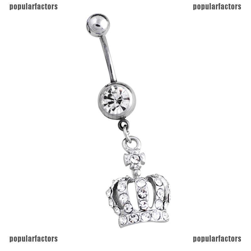 Khuyên Rốn Hình Vương Miện Thời Trang