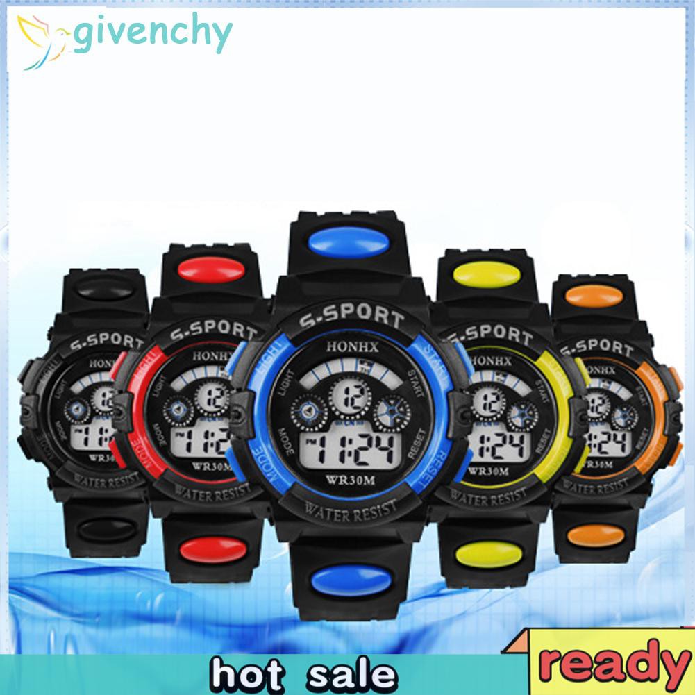 Đồng Hồ Điện Tử Đeo Tay Có Đèn LED Chống Thấm Nước Đa Năng Cho Bé Trai | BigBuy360 - bigbuy360.vn