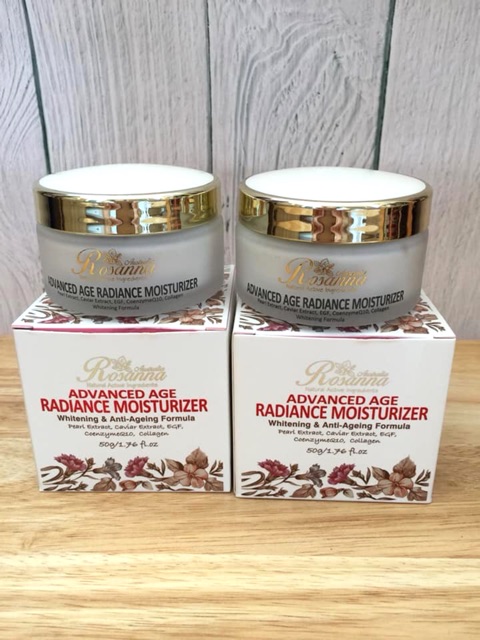 Kem Dưỡng Ẩm Trắng Da Chống Lão Hóa Rosanna Whitening & Anti-Age 50g