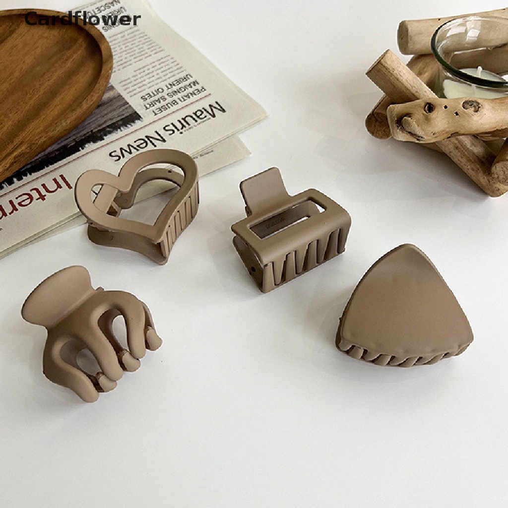 Kẹp Tóc Móng Vuốt Màu Trơn Ngọt Ngào Cho Nữ