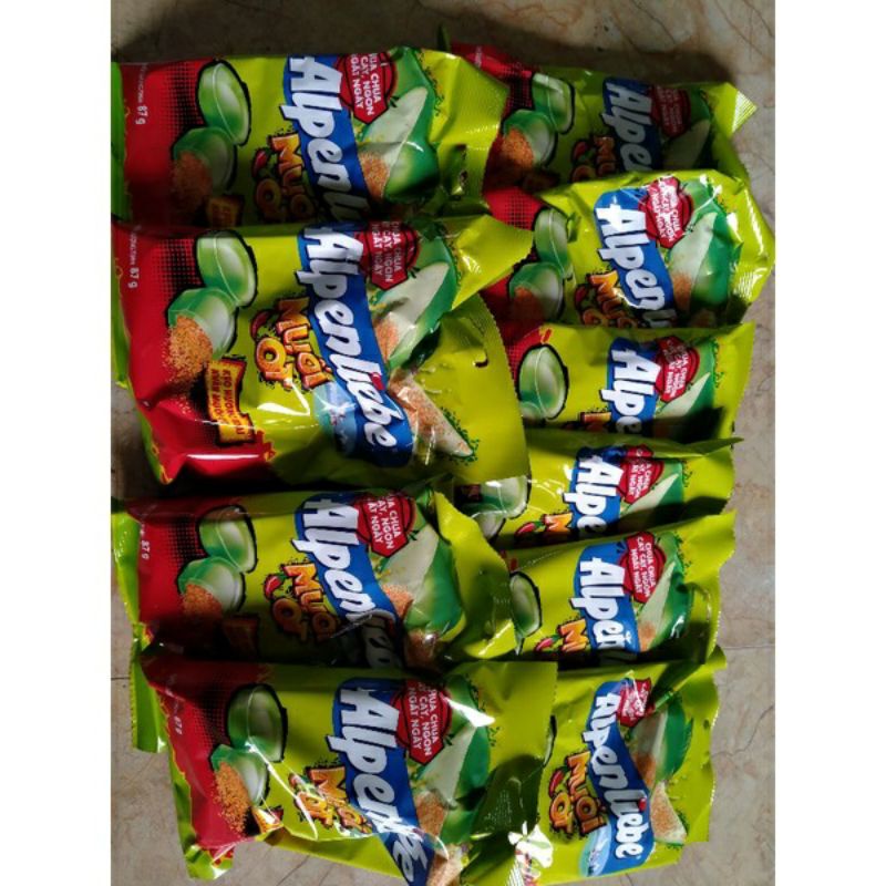 Gói 30 viên kẹo alpenliebe xoài muối ớt 87g