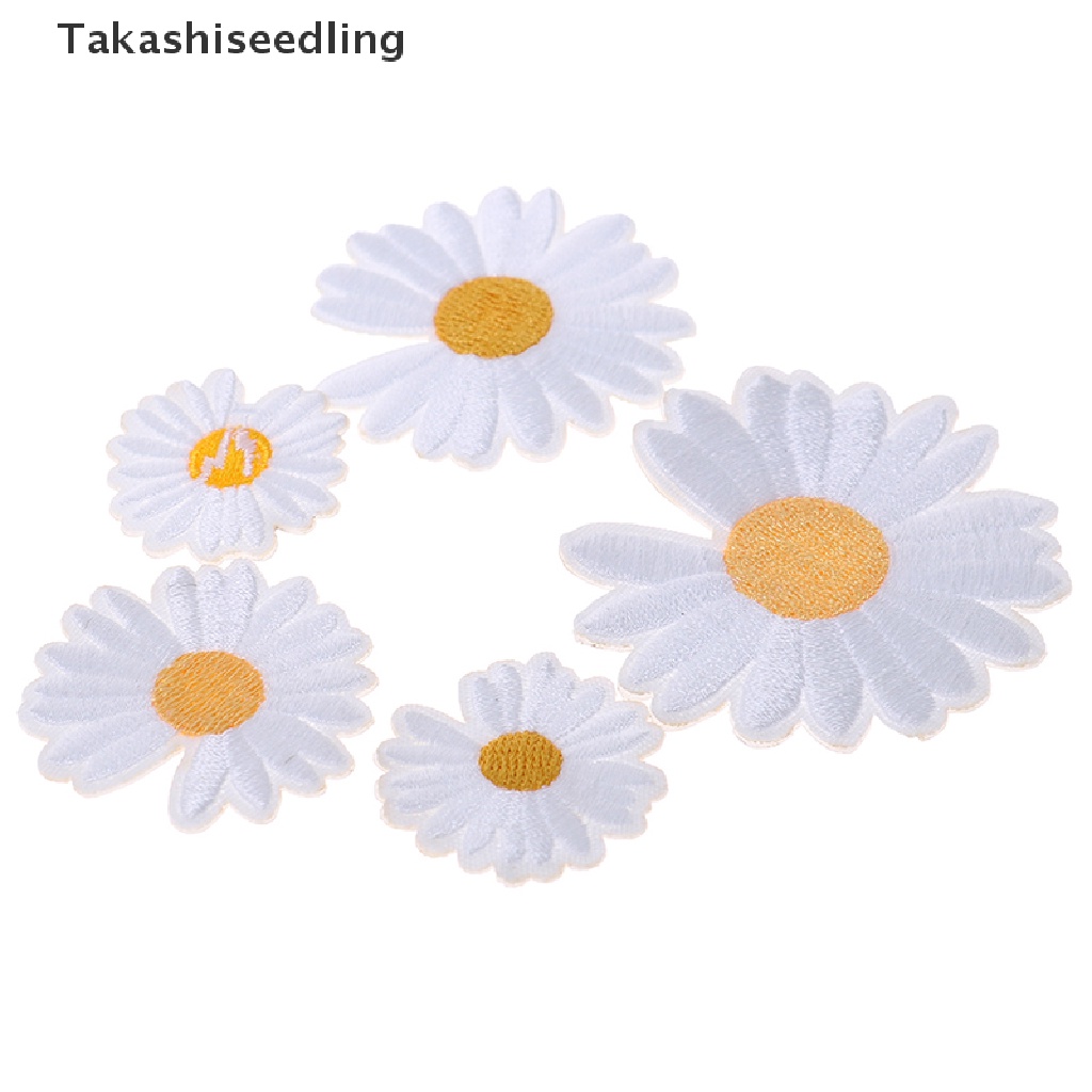5 miếng vá ủi quần áo hình hoa cúc