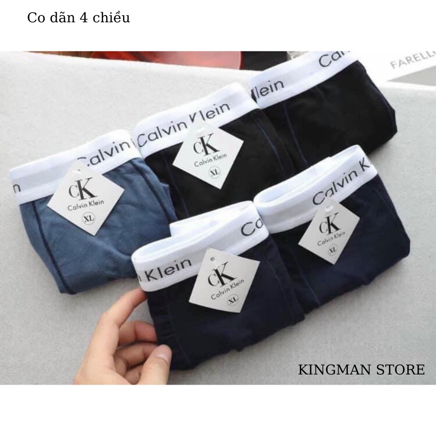 [Combo Hộp 5 Quần] Sịp Đùi Nam Cotton Cao Cấp, Quần Lót Nam Chất Liệu Co Dãn 4 Chiều Thấm Hút Mồ Hôi