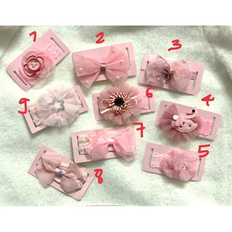 Băng đô khăn Tuban cho bé gái đáng yêu - chất liệu vải voan, co giãn tốt